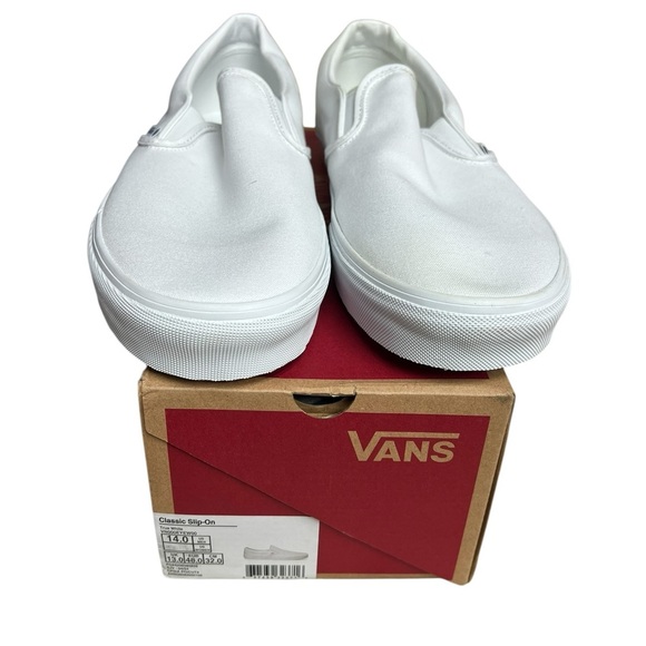 VANS Classic Slip-On in White Size 14.0M - Picture 1 of 10